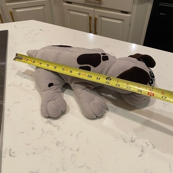 Pound Puppies Plush Puppy Dog Gray With Brown Spots Vintage 1985 Tonka - Picture 11 of 12